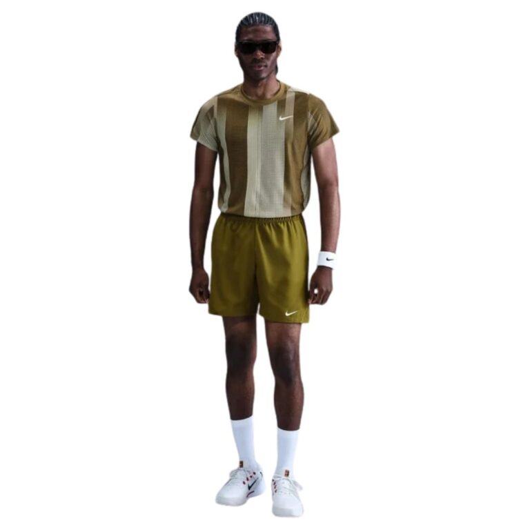 Nike Court Victory Dri-FIT T-shirt Olive Flak/White
