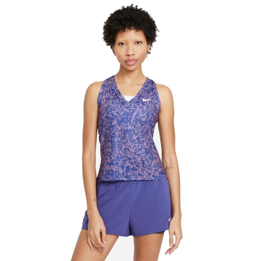 Nike Court Victory Tanktop Dame Dark Purple Dust/White - OLD