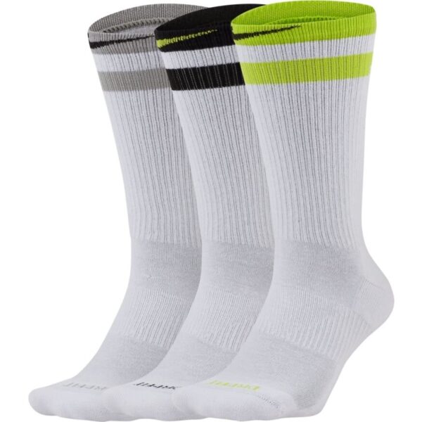 Nike Everyday Plus Cushioned 3-pack Black/Grey/Neon