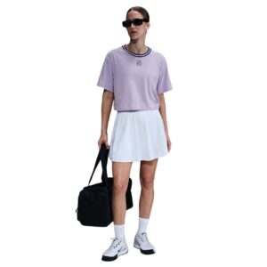 Nike Heritage Women Dri-FIT Short-Sleeve Cropped T-Shirt Hydrangeas