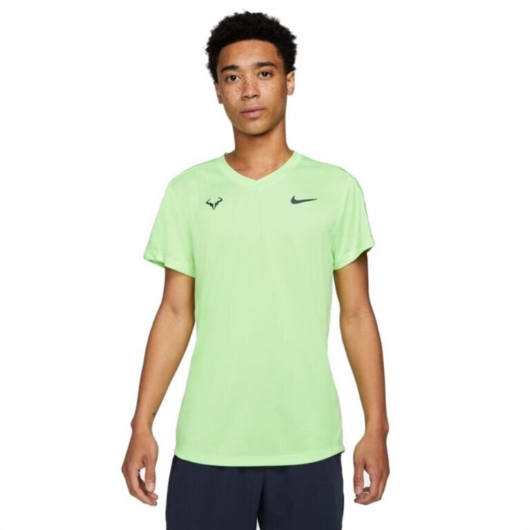 Nike Rafa Challenger T-shirt Lime Glow/Obsidian - OLD