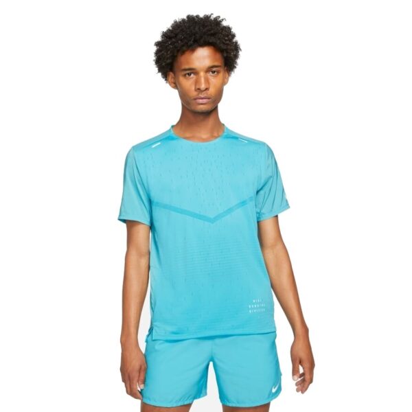 Nike Rise 365 Run Division T-shirt Chlorine Blue