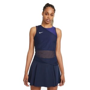 NikeCourt Dri-Fit ADV Slam Tank Top Obsidian/White