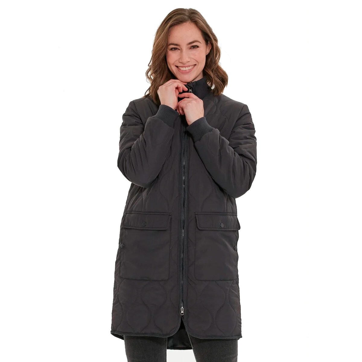 Weather Report Eilish Long Quilted Termojakke Dame