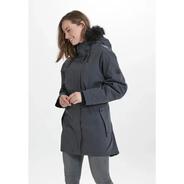 Whistler Nala Melange Parka Vinterjakke Dame, black