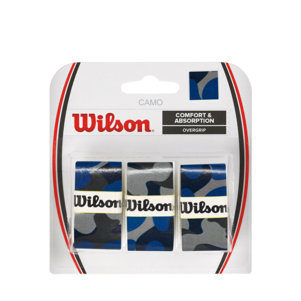 Wilson Overgrip Camo Blue 3-pack