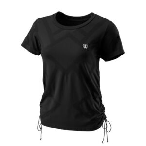Wilson Power Crew II T-shirt Dame Black - OLD