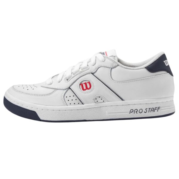 Wilson Pro Staff 87 White/Navy Blazer - OLD
