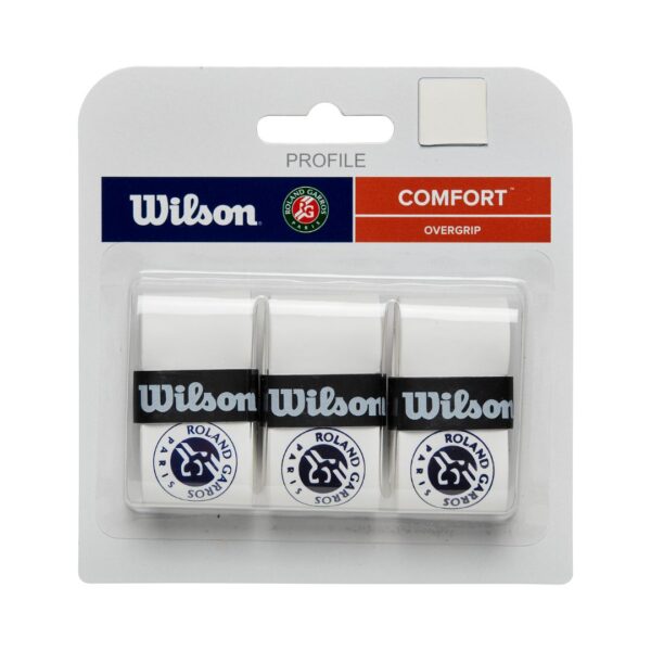 Wilson RG Overgrip 2025 3-Pack White/Blue