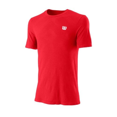 Wilson Surge Seamless Crew T-shirt Red - OLD