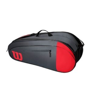 Wilson Team 6 Bag Red/Gray