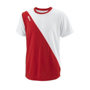 Wilson Team ll Angle Crew T-Shirt Boys Red - OLD