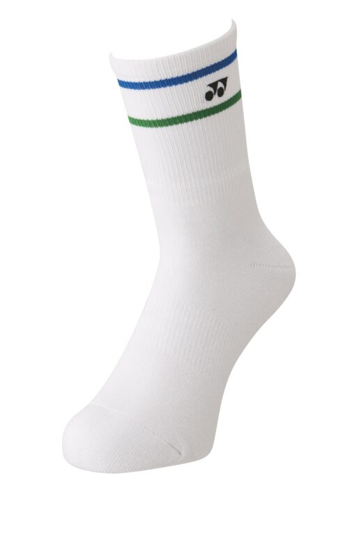 Yonex 19172AYX 75th Sport Crew Strømper White/Green - OLD
