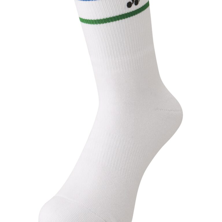 Yonex 19172AYX 75th Sport Crew Strømper White/Green - OLD