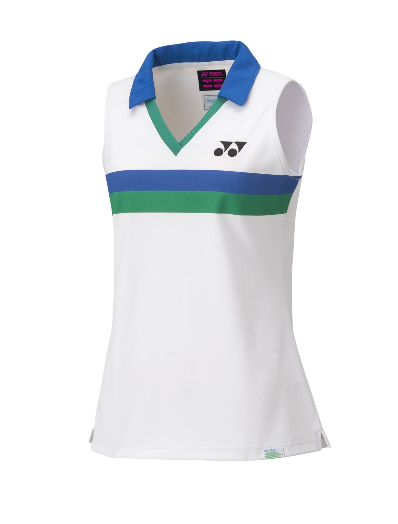 Yonex 75th Dame Sleeveless Polo 20627A White - OLD
