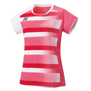 Yonex Crew Neck T-Shirt Tournament Dame 20590EX Coral Red - OLD