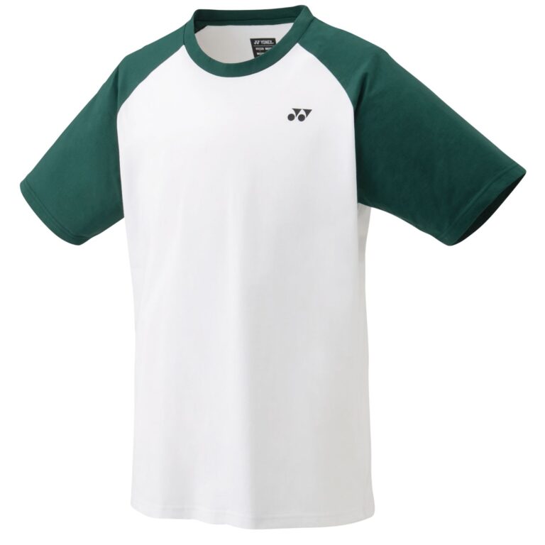 Yonex Mens Practice T-Shirt 2022 16576EX White/Green - OLD