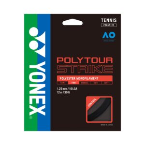 Yonex Polytour Strike 125 Cool Black 12M