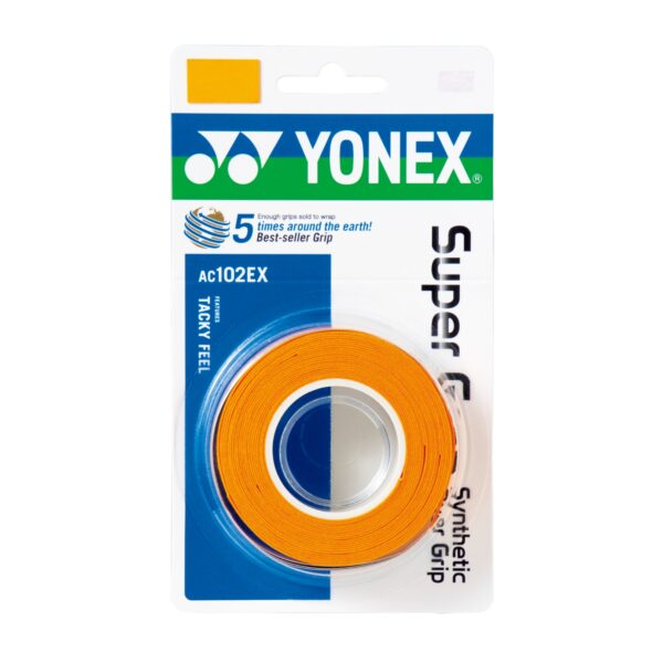 Yonex Super Grap 3-Pack Orange