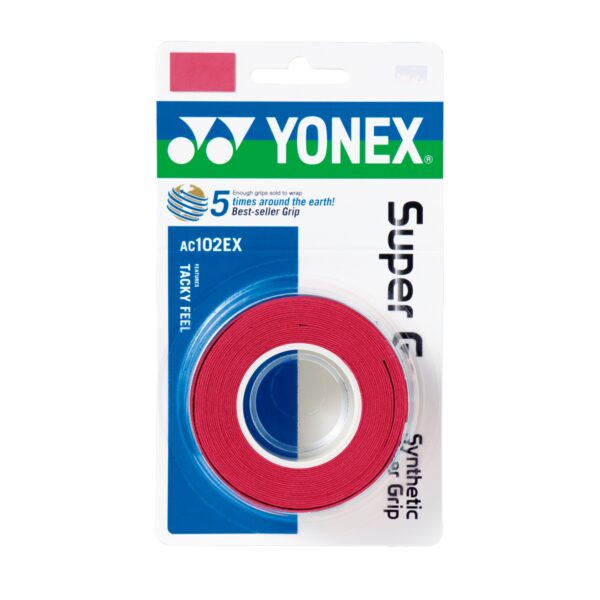 Yonex Super Grap 3-Pack Red