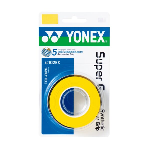 Yonex Super Grap 3-Pack Yellow