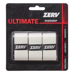 ZERV Ultimate Overgrip Hvid 3-pak